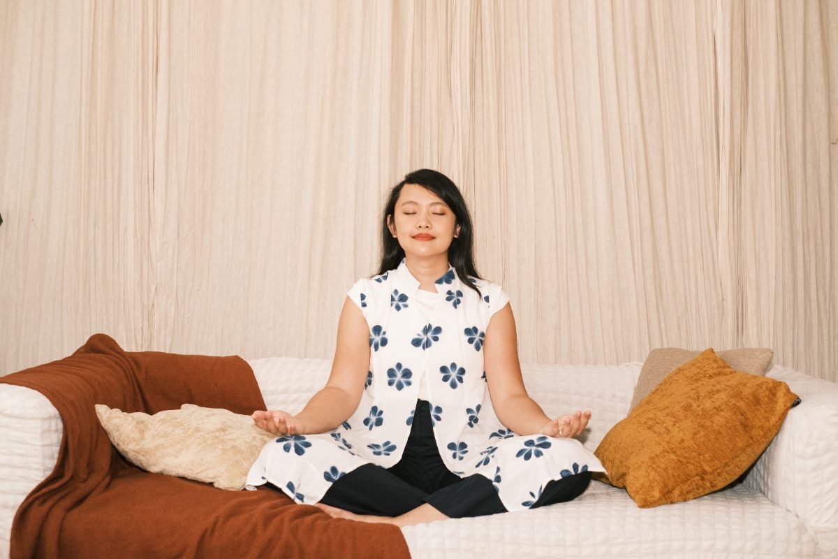 Fitri dalam sesi meditasi